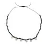 Necklace with beads and silver coins - Image 2